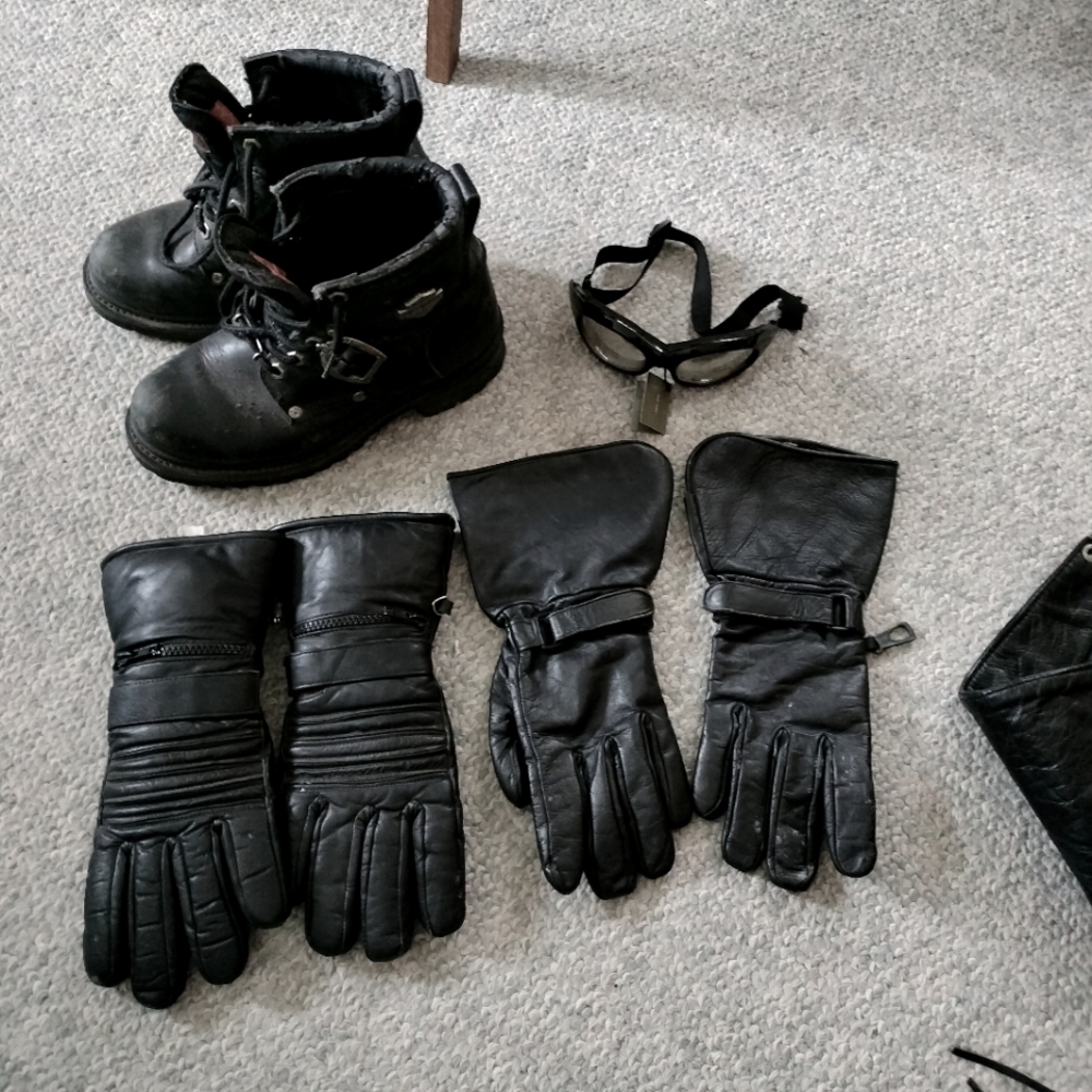 Leather Riding Goods , great shape, medium size 250.00 for all. Can sell separat